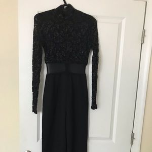 Vintage Black Lace jumpsuit
